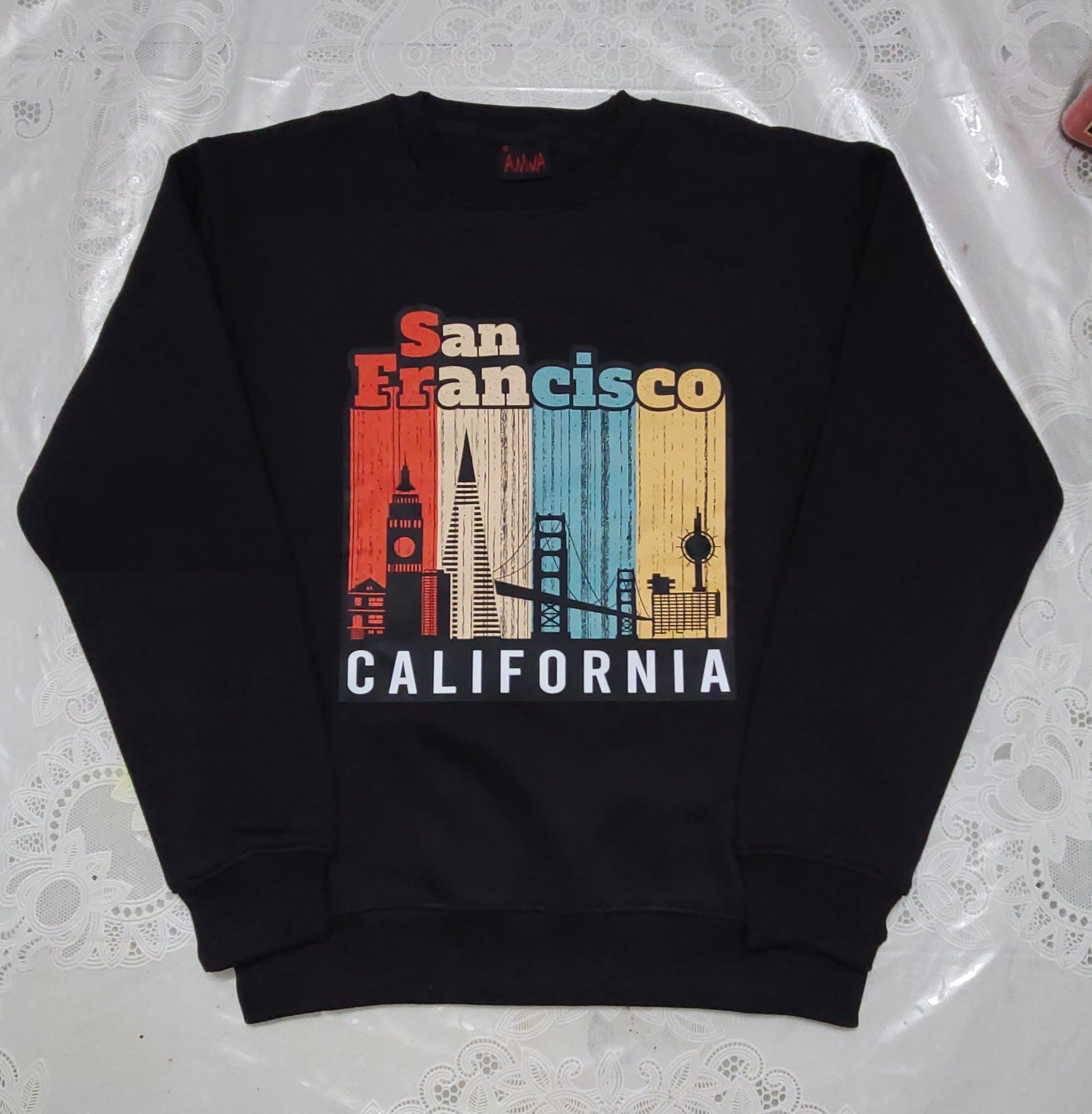 ANWA San Francisco DTF Print Sweatshirts Unisex